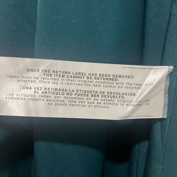 NWT Dress the Population Parker Gown in pine womens size xxs with side slit‎ - Picture 8 of 12